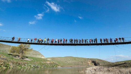 Asma Köprü’ye Dağcılardan Yoğun İlgi