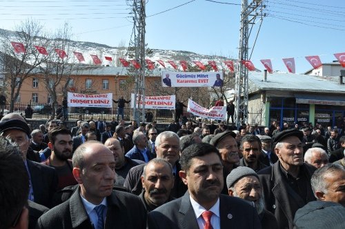 Bakan Arslan'ın Referandum Çalışmaları