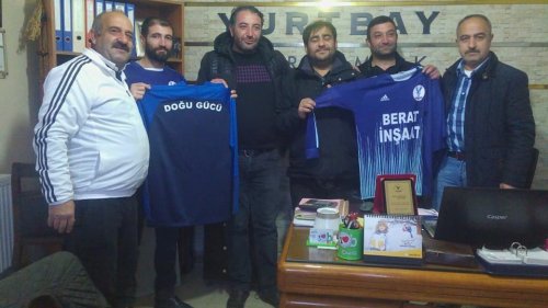 Berat İnşaat'tan Doğu Gücü Spor’a Destek