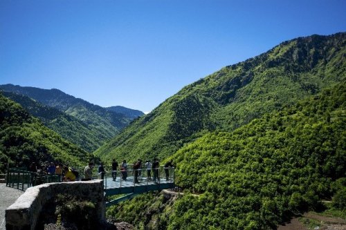 Cam Seyir Terası’na Ziyaretçi Akını