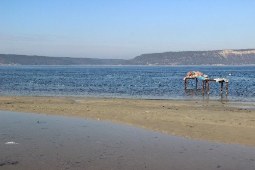 Çanakkale’de Deniz 20 Metre Çekildi