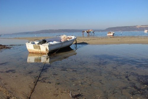 Çanakkale’de Deniz 20 Metre Çekildi