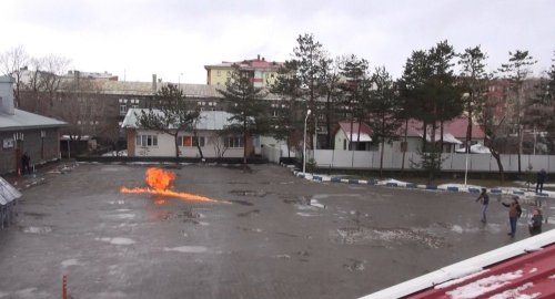 'Çevik Kuvvet’in Yağmur Altına Tatbikatı