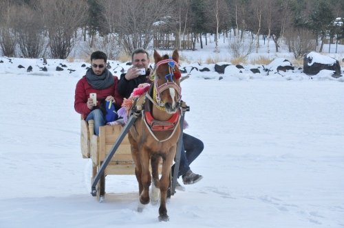 Çıldır Gölü’ne Ziyaretçi Akını