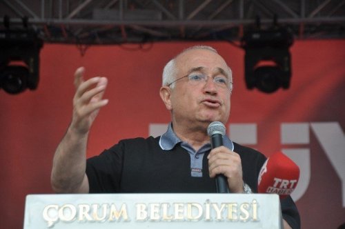 Çorum’da Demokrasi Ve Şehitler Mitingi