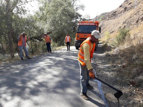 'Dereiçi'nin Yolu Onarılıyor