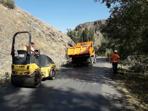 'Dereiçi'nin Yolu Onarılıyor