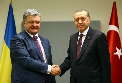 Erdoğan, Ukrayna Cumhurbaşkanı Poroşenko İle Bir Araya Geldi