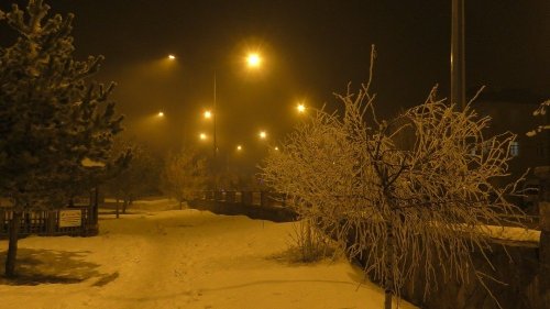 Göle’de Soğuk Hava ve Sis Etkili Oluyor