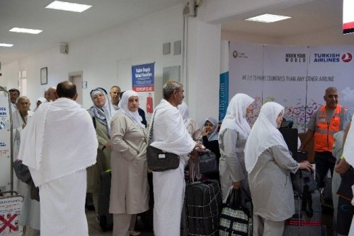 Hasan Polatkan Havalimanı’ndan İlk Hacı Kafilesi Uğurlandı