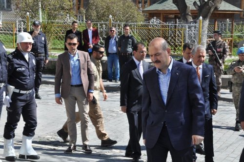 İçişleri Bakanı Süleyman Soylu Kars’ta