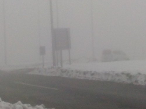 Iğdır-Erzurum Karayolunda Yoğun Sis