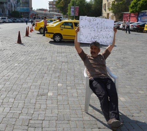 Iğdır’da Tek Kişilik Oturma Eylemi