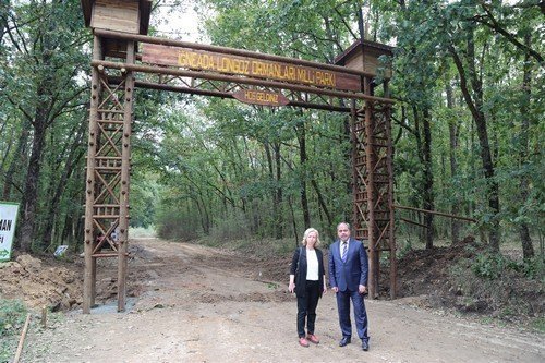 İğneada Longoz Ormanları Milli Parkı’na Giriş Takları Yapıldı