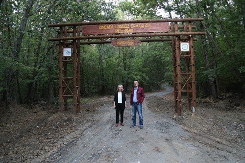 İğneada Longoz Ormanları Milli Parkı’na Giriş Takları Yapıldı