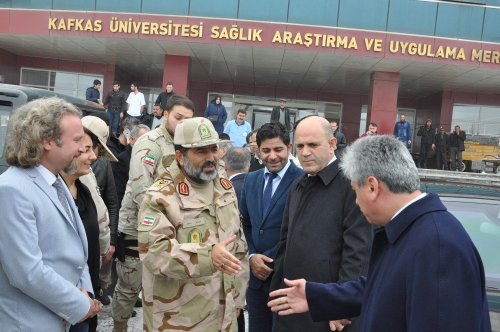 İranlı Mühendisler Kars'ta Tedavi Ediliyor