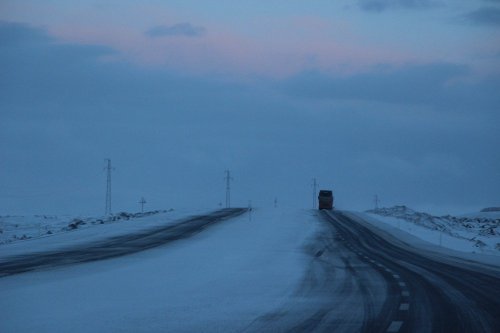 Kars-Digor Yolu'nda Mart Karı