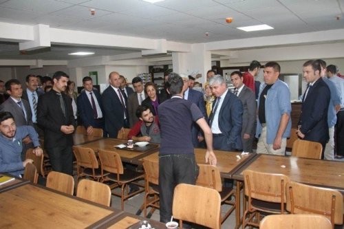 Kars Valisi Rahmi Doğan, KYk Yurtlarını İnceledi