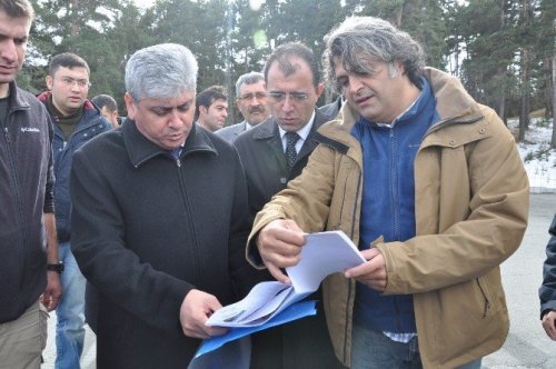 Kars Valisi Rahmi Doğan, Sarıkamış’ta İncelemelerde Bulundu