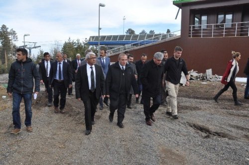 Kars Valisi Rahmi Doğan, Sarıkamış’ta İncelemelerde Bulundu