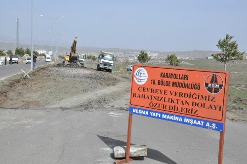 Kars’ın Giriş Yolları Yapılmaya Başlandı