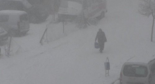 Kars’ta Kar ve Tipi Hayatı Olumsuz Etkiledi