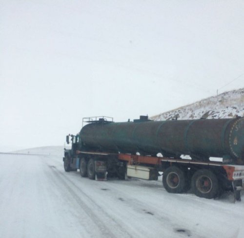 Kars’ta Kar Yağışı ve Trafik Kazaları