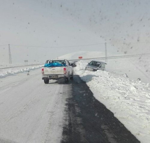 Kars’ta Kar Yağışı ve Trafik Kazaları