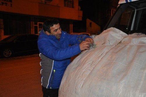 Kars'ta Sıcaklık eksi 20 Dereceyi Gördü