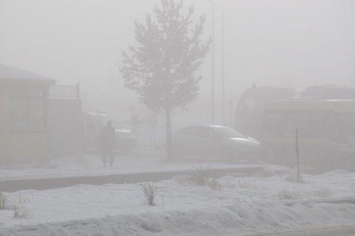 Kars’ta Sis Hayatı Olumuz Etkiledi