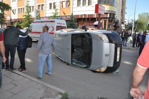 Kars’ta Trafik Kazası: 1 Yaralı