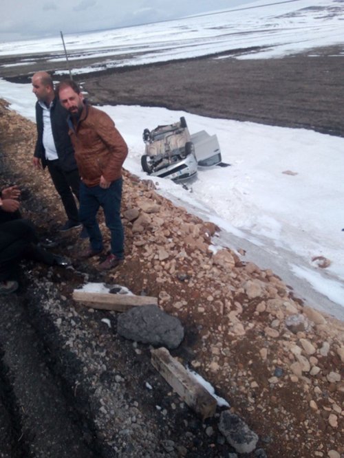 Kars’ta Trafik Kazası: 1 Yaralı