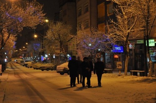 Kars’ta Yoğun Kar Yağışı