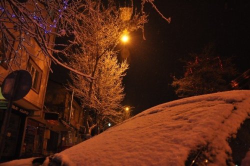 Kars’ta Yoğun Kar Yağışı