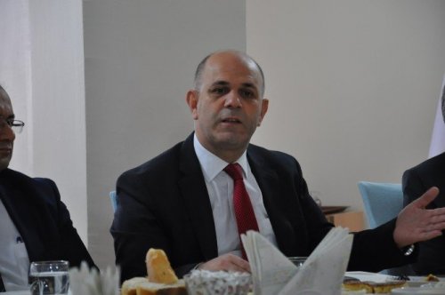 KAÜ Rektörü Özcan'ın Basın Toplantısı