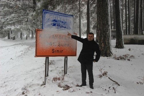 Kazdağları’na Yılın İlk Karı Düştü