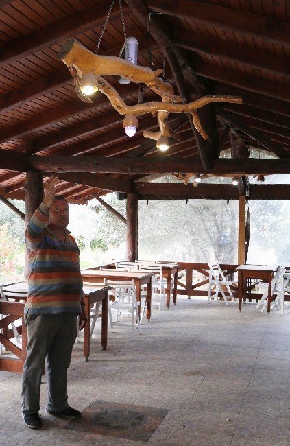 Odunları Sanat Eserine Dönüştürüyor
