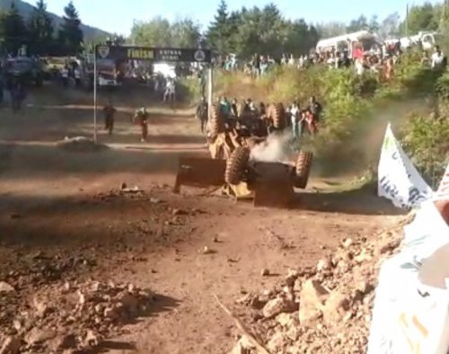 Off-Road’da Yürekleri Ağza Getiren Kaza