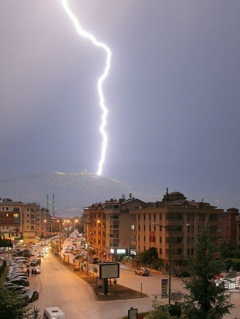 Ordu’da Şimşekli Gece