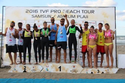 Pro Beach Tour Samsun Etabı’nda Şampiyonlar Belli Oldu