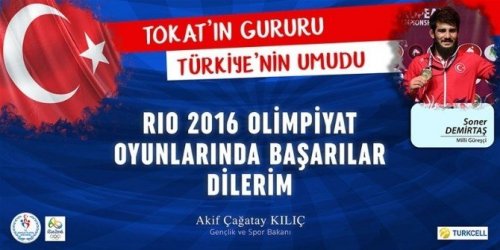 Rio Olimpiyatları’nda Tokat’ın Ve Türkiye’nin Gururu Olacaklar