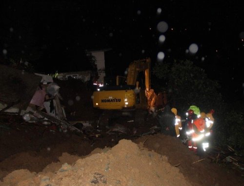 Rize’de Heyelan: 2 Ölü