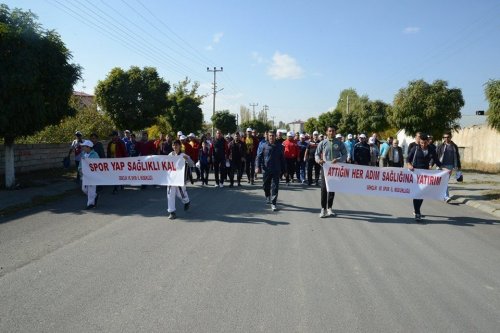 Sağlıklı Yaşam İçin Yürüdüler