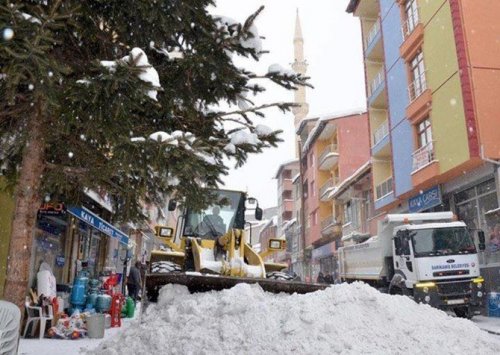 Sarıkamış Belediyesi’nin Karla Mücadelesi