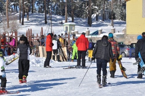 Sarıkamış Kayak Merkezi'nde Hafta Sonu