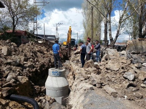 Sarıkamış'ta Belediye Çalışmaları