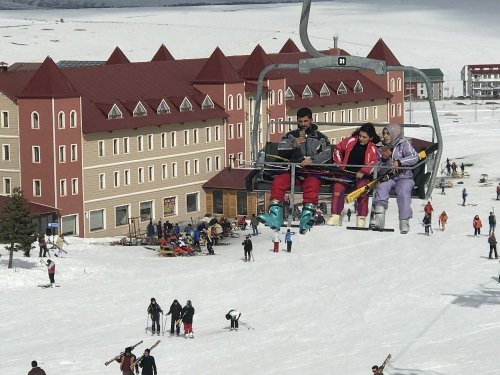 Sarıkamış'ta Hafta Sonu Yoğunluğu