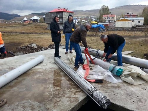 Sarıkamış’ta İçme Suyu Çalışmaları Sürüyor