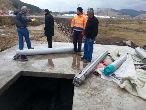 Sarıkamış’ta İçme Suyu Çalışmaları Sürüyor