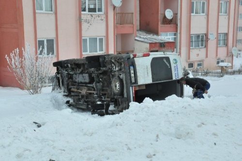 Sarıkamış’ta Trafik Kazası